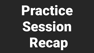 Practice session recap with stephaniezavala859 [upl. by Norrehc765]