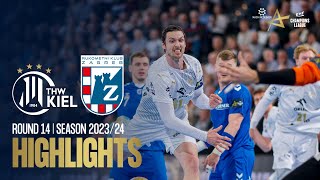 THW Kiel vs HC Zagreb  Round 14  EHF Champions League Men 202324 [upl. by Alekin]