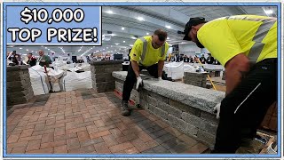 Final Round  Paver Patio Install Competition Northeast Hardscape Expo 2024 [upl. by Ransell]