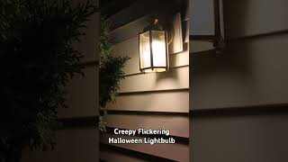 Creepy Flickering Halloween Lightbulb [upl. by Naig]