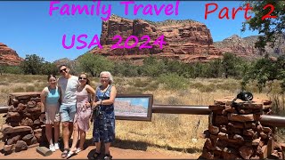 Must see in the USA  2024 Family Travel Part 2 Sedona Grand Canyon Hoover Dam Las Vegas [upl. by Suitangi]