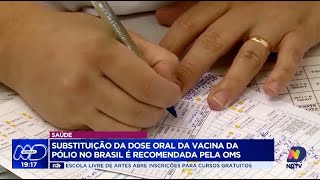 OMS recomenda substituição da vacina oral contra pólio por injetável no Brasil [upl. by Amron922]