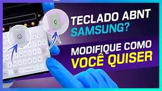 🔵 Deixe seu teclado Samsung Galaxy do seu JEITO😃Atalho para emojis favoritos e MUITO MAIS [upl. by Redmer]