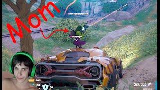 Family Fortnite Fast cars Moms on Roof and Graffiti Fun [upl. by Uhayile]