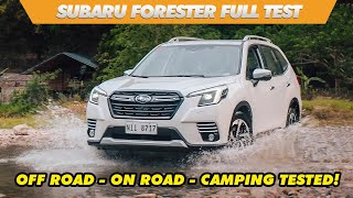 Camping  Mini Offroading With The SUBARU FORESTER 20iS Eyesight  TEST DRIVE PH [upl. by Nnaeirrac]