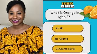 Fun Igbo Quiz game on fruit igbo igboforbeginnners igboamaka igboclass igboland [upl. by Neeoma]