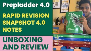 Prepladder  40 Rapid Revision  Snapshots Notes Unboxing  Prepladder review prepladder neetpg [upl. by Eugatnom]