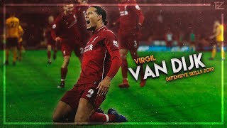 Virgil Van Dijk 2019 ▬ MasterClass ● Tackles Defensive Skills amp Goals  HD [upl. by Wojcik]