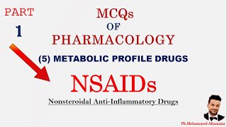 NSAIDs  MCQs  Pharmacology  part1 [upl. by Gaskin523]