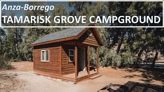 AnzaBorrego TAMARISK GROVE CAMPGROUND REVIEW walkthrough amenities registration [upl. by Ferdinanda]