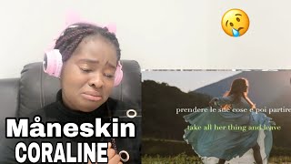 MÅNESKIN  CORALINE 💔💔💔ENG SUB REACTION [upl. by Irollam]