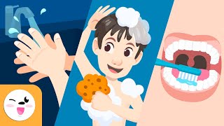 Hygiene Habits for Kids  Compilation  Handwashing Personal Hygiene and Tooth Brushing [upl. by Akinas337]