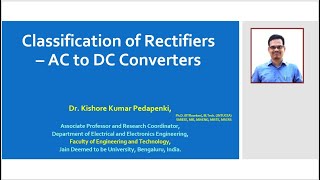 Classification of Rectifiers [upl. by Weeks]