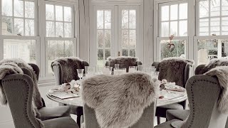 HALLWAYENTRANCE amp DINING ROOM TOUR  IAM CHOUQUETTE HOME [upl. by Nahshunn]