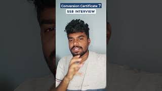 Conversion Certificate 🧾  SSB Interviews  indiannavy ssbinterview  SaideepVlogs [upl. by Rodi16]