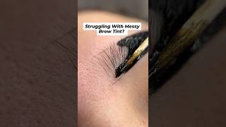 Get rid of Brow Pigment Messy Work browtinting browtint tinting pmubynad brows perfectbrows [upl. by Shermie575]