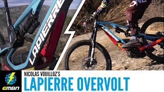 Nico Vouillozs Prototype Lapierre Overvolt  EMBN Pro Bikes [upl. by Gerstner]