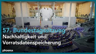 Bundestag live ua Debatte zur Nachhaltigkeitsstrategie [upl. by Yeslehc]