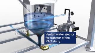 Tomal – Metering system for powdered activated carbon PAC [upl. by Erialb]