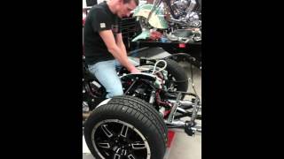 Installing a Motor Trike Kit on an Indian Roadmaster at Indian Motorcycle Sturgis [upl. by Thera]