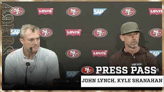 Shanahan Lynch Recap 2023 Season Look Ahead to Offseason Plans  49ers [upl. by Stu]