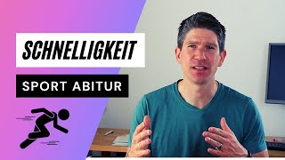 Schnelligkeit im Sport  ein Überblick  Sport Abitur Theorie [upl. by Bascio]