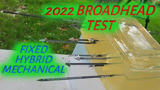 2022 Broadhead Test Ballistics Gel Test and More [upl. by Tijnar]