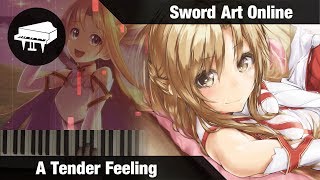 Sword Art Online OST  A Tender Feeling Piano Cover  Anime Piano Sheet Music [upl. by Akirea]