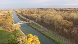 Harrington Rd amp Canal Rd  Gasport NY  Drone  11292016 [upl. by Bianca]