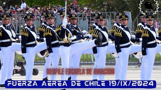 Parada Militar 2024 Desfile Escuela de Aviación Capitán Manuel Avalos Prado fyp desfile chile [upl. by Noeruat]