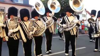 Fanfarencorps Königstein beim Laternenfest in Büdesheim 2014 [upl. by Laekim885]