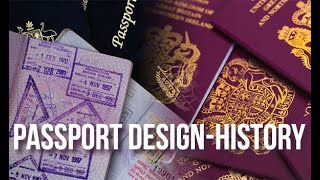 Brief History of Passport Design  First Passport Different Colors Emblems Aesthetics [upl. by Brenna]