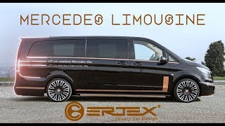 Ertex Luxury Car Design Mercedes VClass Limousine [upl. by Aissilem]