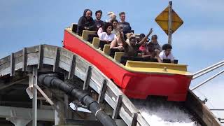 Tidal Wave Boat Ride 🌊 at Thorpe Park [upl. by Wimsatt]