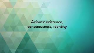 The Objectivist Metaphysics Axioms Causality and the Primacy of Existence by Leonard Peikoff [upl. by Lletniuq]