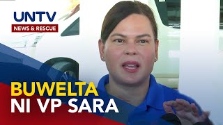 Reaksyon ni VP Sara sa mga inihahandang kaso laban sa kanya “do not hold water” [upl. by Hennessy824]