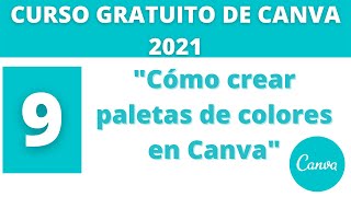 CÓMO CREAR PALETAS DE COLORES EN CANVA [upl. by Alaric]