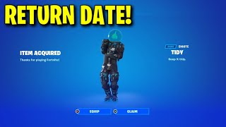 TIDY EMOTE RETURN DATE in Fortnite Item Shop Tidy Emote RETURN RELEASE DATE in Chapter 2 REMIX [upl. by Mark299]