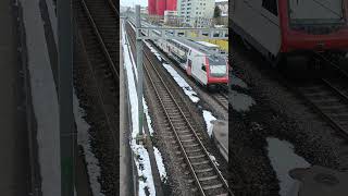 Intercity 1 nach St Gallen SG in glanzenberg snow [upl. by Atila]