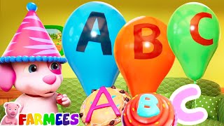 ABC Alphabet Kindergarten Song amp Cartoon Video by Farmees [upl. by Adnahcal]