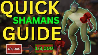 OSRS  QUICK Lizardman Shaman Guide [upl. by Harley]