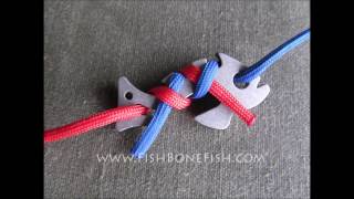 How to Splice with a Piranha  Fish Bone Knotless Rope Tie 20 [upl. by Eceerehs]