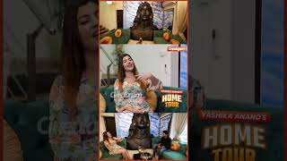 Yashika anand வீட்டில் Adiyogi Shiva statue😱 hometour shorts [upl. by Dhiren]