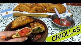 💥EMPANADAS Argentinas  EMPANADAS de CARNE Cortada a Cuchillo🥟 [upl. by Imelda]