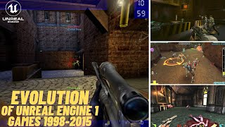 Evolution of Unreal Engine 1 Games 19982015 [upl. by Ahsilac415]