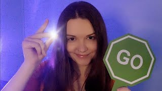 ASMR Testing Your Reaction Time ⚡️ Follow My Instructions Peripheral Triggers [upl. by Cirnek]