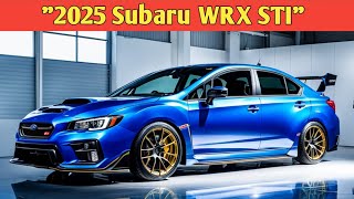 2025 Subaru WRX STI Evolution of a Rally Legend [upl. by Won]