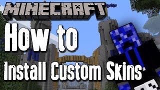 Minecraft How to get custom skins for 551 and 552 Wii U [upl. by Winer]