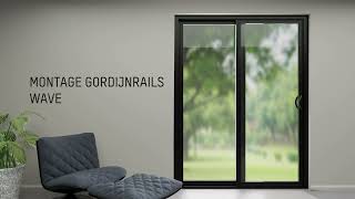 Montage wave gordijnrails  Smartblinds [upl. by Tudela]