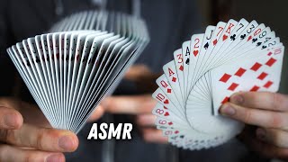 Cardistry ASMR 2 Crispy and Complex CardManipulation [upl. by Aicirtel]